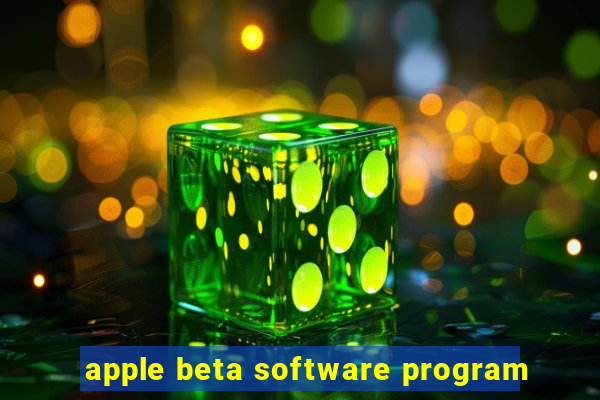 apple beta software program